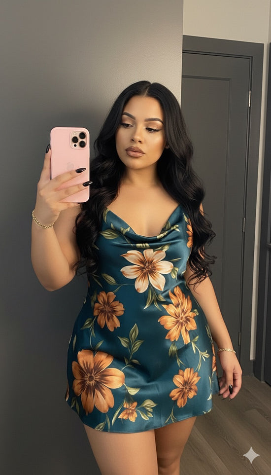 Floral Print Night Dress